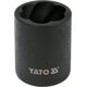 Yato Zestaw wykrętaków do obrobionych śrób 3/8" 10-19mm 10szt. (YT-0603)
