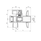 KFA Zawór kątowy z ﬁltrem 1/2"x1/2"  (707-010-15)