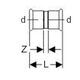 Geberit Mufa Ø=42mm MAPRESS C-STAHL - 22007