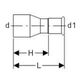 Geberit Redukcja MAPRESS C-STAHL Ø=35x28mm - 22313