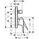 Bateria wannowa Hansgrohe Talis E podtynkowe chrom (71745000)