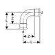 Geberit Kolano 90° Mapress C-Stahl 54mm (23108)