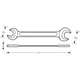 Bahco Klucz płaski 55 x 60mm (895M-55-60)