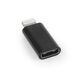 Adapter USB Gembird Lightning - USB-C Czarny  (A-USB-CF8PM-01)