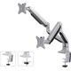 Neomounts Uchwyt biurkowy na 2 monitory 10" - 32" (NM-D750DSILVER)