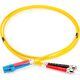 Digitus DIGITUS Professional - Patch- Cable - LC Single mode (M) to ST Single mode (M) - 1 m - glass fiber - 9 / 125 Micron - OS1 - halogen free - yellow