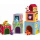 Djeco Zbuduj wieżę ze zwierząt Cubes Topanifarm