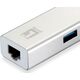 HUB USB LevelOne 1x RJ-45  + 3x USB-A 3.0 (USB-0504)