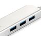 HUB USB LevelOne 1x RJ-45  + 3x USB-A 3.0 (USB-0504)