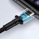 Kabel USB Baseus USB-A - USB-C 1 m Czarny (CATKLF-PG1)