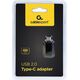 Adapter USB Gembird USB-C - USB Czarny  (CC-USB2-CMAF-A)