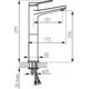 Bateria umywalkowa Ferro BSC2LBL BAT. STRATOS CZARNY UMYWALKA NABLATOWA// CF.BSC2LBL
