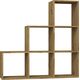 Topeshop REGAŁ KOMOROWY SCHODKOWY POZIOMOWY STEP RS-30 DĄB ARTISAN