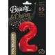 GoDan Balon foliowy Cyfra 2, czerwona, 85cm