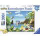 Ravensburger Ravensburger - 12840 - Puzzle attrapez-Les all Pokmon 200 szt.