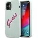 Guess Etui Guess GUHCP12SLSVSBF Apple iPhone 12 mini niebieski fuksja/blue fuschia hardcase Silicone Vintage
