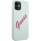 Guess Etui Guess GUHCP12SLSVSBF Apple iPhone 12 mini niebieski fuksja/blue fuschia hardcase Silicone Vintage