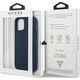 Guess Etui Guess GUHCP12SLSVSBL Apple iPhone 12 mini niebieski/blue hardcase Script Vintage