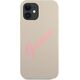 Guess Etui Guess GUHCP12SLSVSGP Apple iPhone 12 mini szaro różowy/grey pink hardcase Silicone Vintage