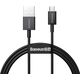 Kabel USB Baseus USB-A - microUSB 1 m Czarny (BSU2822BLK)