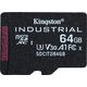 Karta Kingston Industrial MicroSDXC 64 GB Class 10 UHS-I/U3 A1 V30 (SDCIT2/64GB)