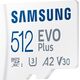 Karta Samsung EVO Plus 2021 MicroSDXC 512 GB Class 10 UHS-I/U3 A2 V30 (MB-MC512KA/EU)