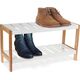 Storage Solutions Regał BAMBUSOWY stojak na buty 2 poziomy
