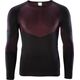 Hi-Tec Bielizna termoaktywna męska bluza Hino Top czarno-czerwony rozmiar M/L