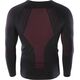 Hi-Tec Bielizna termoaktywna męska bluza Hino Top czarno-czerwony rozmiar M/L