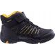 Elbrus OUTDOOR ERIMLEY MID WP TEEN BLACK/DARK TILE BLUE/ORANGE 36