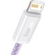 Kabel USB Baseus USB-A - Lightning 2 m Fioletowy (BSU3001PRP)