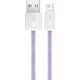 Kabel USB Baseus USB-A - Lightning 2 m Fioletowy (BSU3001PRP)