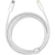 Kabel USB Baseus USB-C - Lightning 2 m Biały (BSU3062WHT)