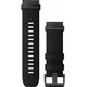 Garmin Pasek materiałowy na nadgarstek QuickFit 26 (czarny / grafitowa sprzączka) (010-13010-00)