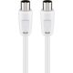 Kabel Goobay Antenowy 5m biały (27004)