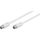 Kabel Goobay Antenowy 5m biały (27004)