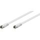 Kabel Goobay Antenowy (F) 10m biały (27202)