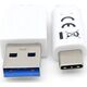 Kabel USB Equip USB-A - USB-C 1 m Biały (128364)