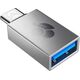 Adapter USB Cherry 61710036 USB-C - USB Srebrny  (61710036)