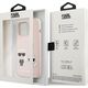 Karl Lagerfeld Karl Lagerfeld KLHMP13LSSKCI iPhone 13 Pro / 13 6,1" hardcase jasnoróżowy/light pink Silicone Ikonik Karl & Choupette Magsafe