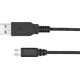 Kabel USB Kruger&Matz USB-A - microUSB 1 m Czarny (KM0359)