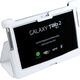 Etui na tablet Quer Etui białe dedykowane do Samsung Galaxy Tab P5100 (skóra naturalna)