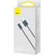 Kabel USB Baseus USB-A - Lightning 1 m Szary (CALD000416)