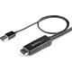 Kabel StarTech DisplayPort - HDMI + USB-A 3m czarny (HD2DPMM3M)