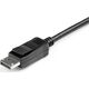 Kabel StarTech DisplayPort - HDMI + USB-A 3m czarny (HD2DPMM3M)