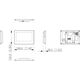 Dahua Technology PANEL WEWNĘTRZNY VTH2622GW-W IP / Wi-Fi / 2-Wire DAHUA