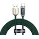 Kabel USB Baseus USB-A - USB-C 1 m Zielony (CASX020006)