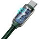 Kabel USB Baseus USB-A - USB-C 1 m Zielony (CASX020006)