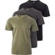 Magnum KOSZULKA MAGNUM BASIC T-SHIRT 3-PACK OLIVINE/FORGED IRON/BLACK L