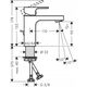 Bateria umywalkowa Hansgrohe Vernis Shape bateria umywalkowa 100, chrom